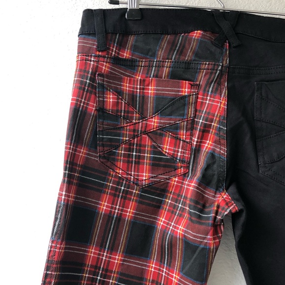 Royal Bones Plaid/Black Jeans - Picture 7 of 7
